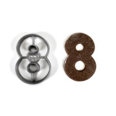 Číslo 8 zaoblené hrany (7cm) vykrajovátko/formička