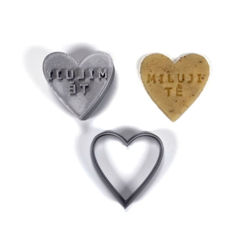 4+1 Akční valentýnský set razítek s vykrajovátky č.2