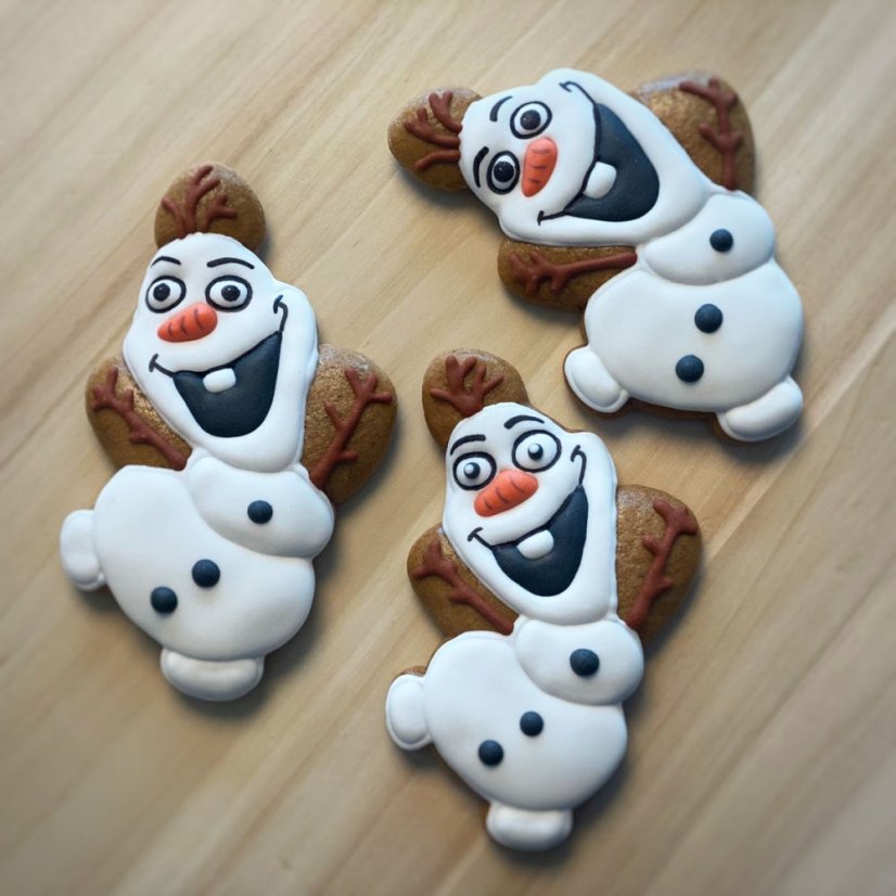 Veselý sněhulák vykrajovátko/formička