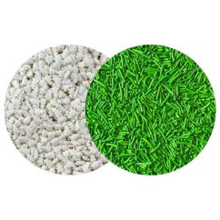 4Cake Cukrové stromčeky biele a tyčinky zelené (90 g)