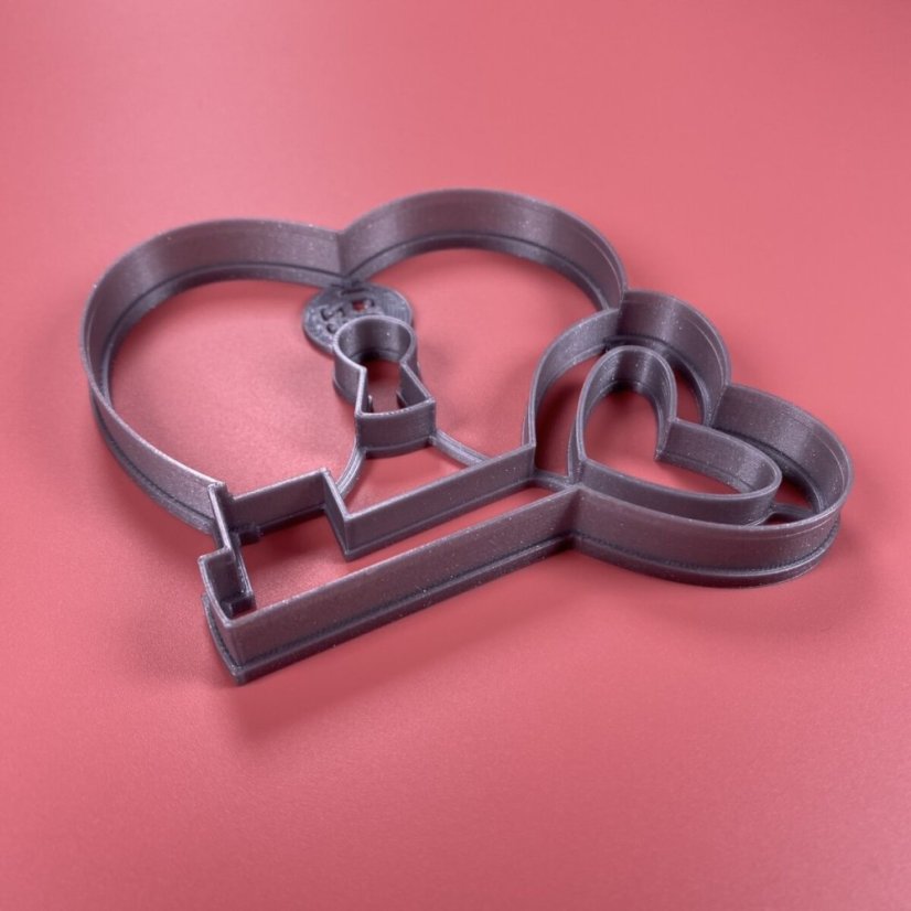 Zámok a kľúč vykrajovačka/formička