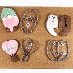 Létající balón ve tvaru srdce vykrajovátko/formička