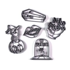 4+1 Akčný Halloweensky set vykrajovačov/formičiek č.1