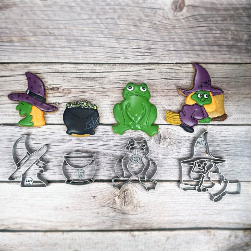 Čarodejnica hlava vykrajovačka/formička