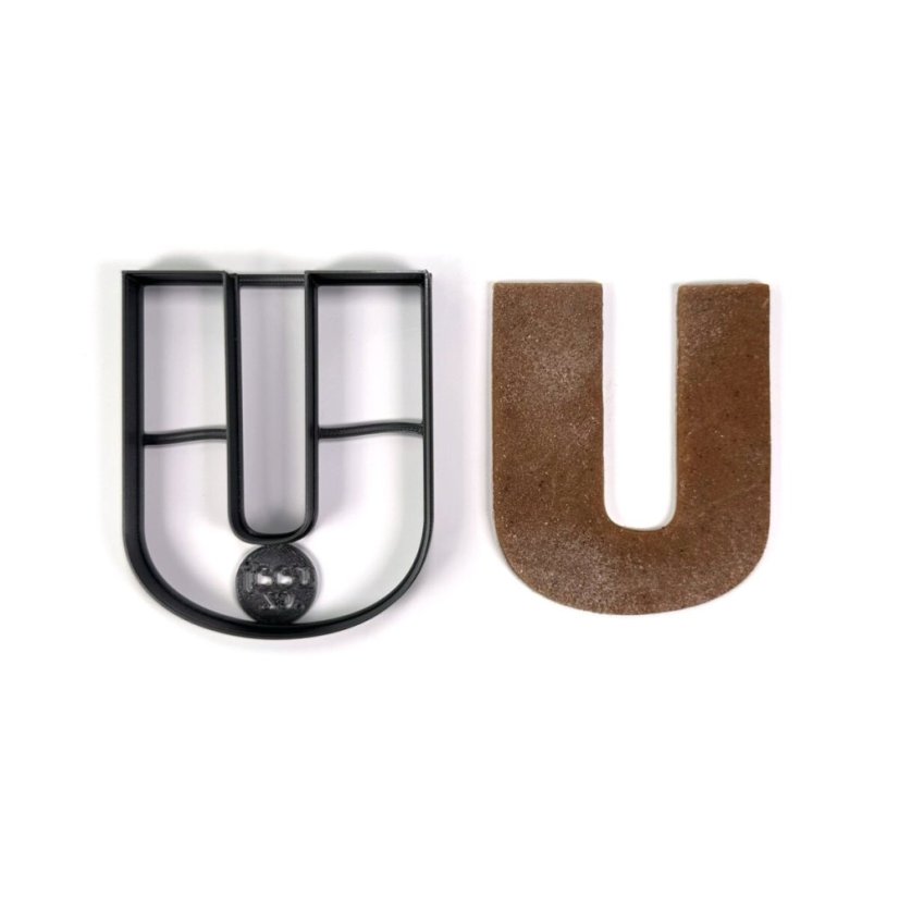 Wykrawarka/forma w kształcie litery U (10 cm)