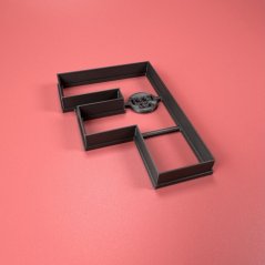 Wykrawarka/forma w kształcie litery F (10 cm)