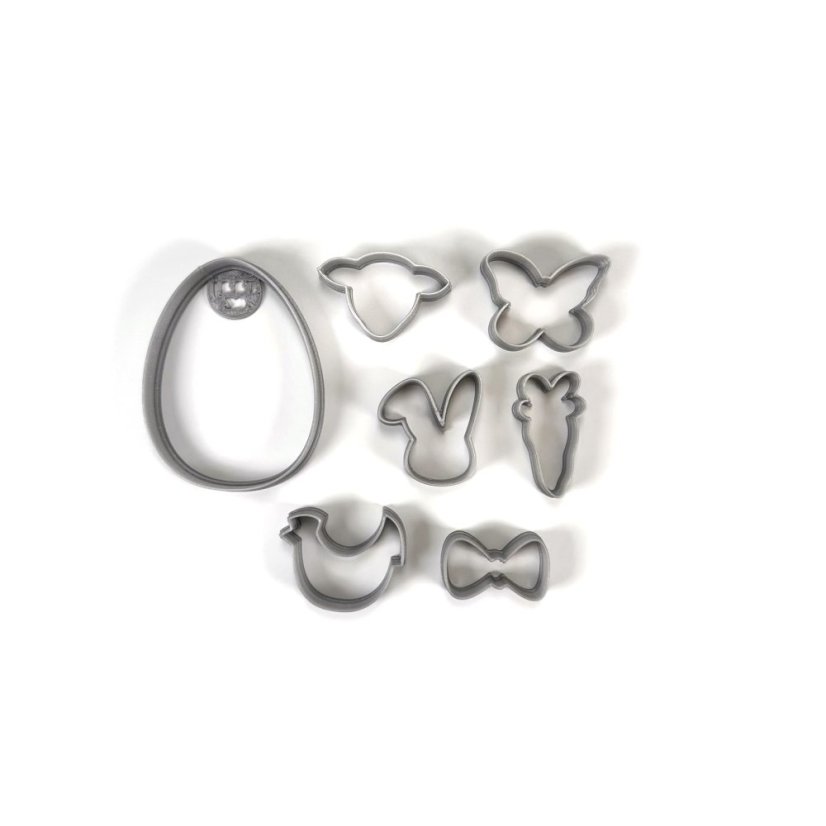 Zestaw foremek/wykrojników wielkanocnych (7szt.) jajka