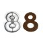 Číslo 8 (11cm) vykrajovátko/formička