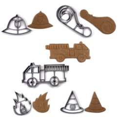 4+1 Akční set vykrajovátek/formiček Hasiči