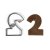 Číslo 2 (11cm) vykrajovátko/formička
