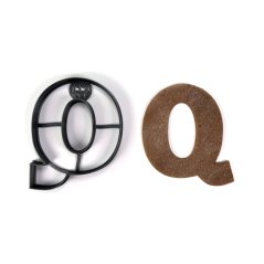 Wykrawarka/forma w kształcie litery Q (10 cm)
