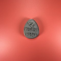 Znaczek wielkanocny z napisem Wesołego Alleluja WERSJA POLSKA