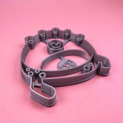 Zubní kaz 2 vykrajovátko/formička