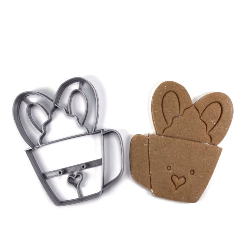 Hrneček s ušima vykrajovátko/formička