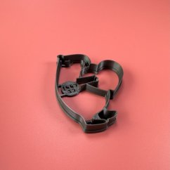 Kapybara se srdcem vykrajovátko/formička