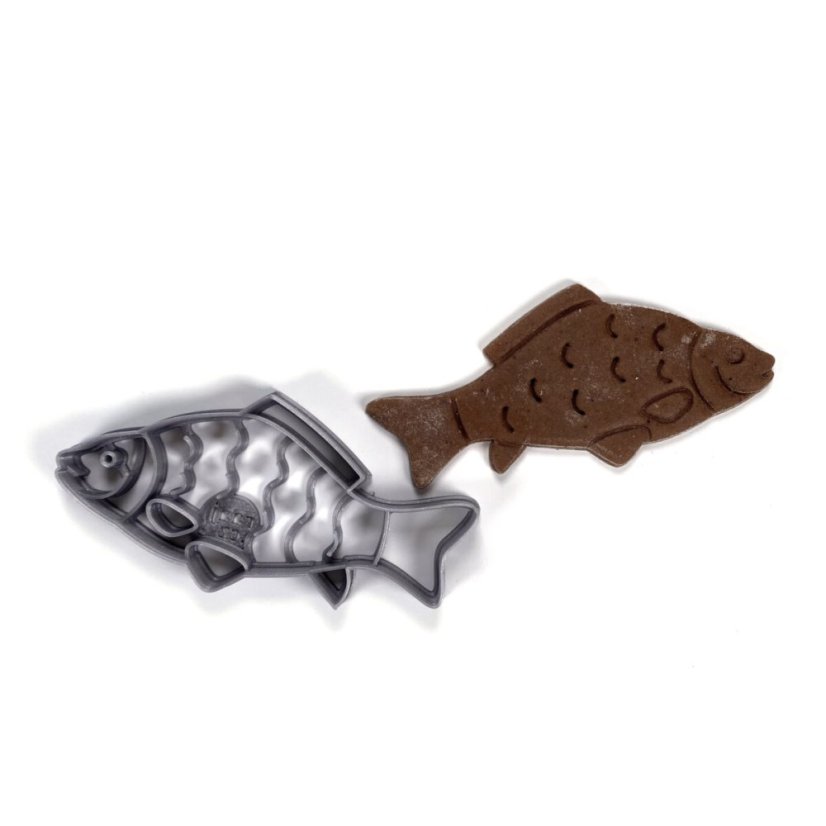 Vánoční kapr vykrajovátko/formička