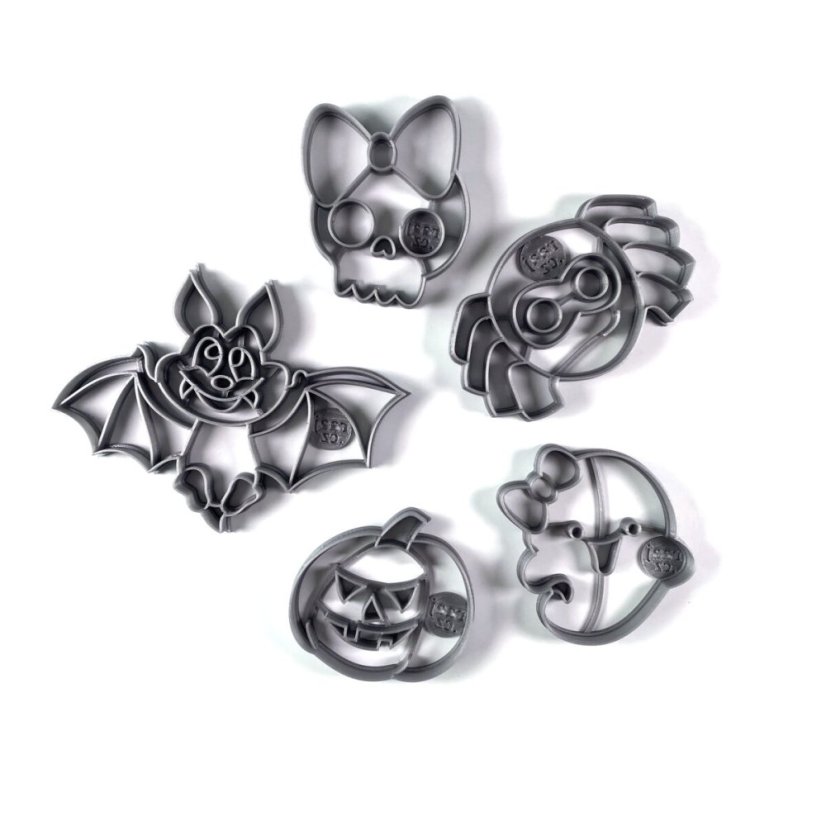 4+1 Akčný Halloweensky set vykrajovačov/formičiek č.4