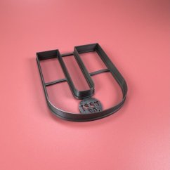 Wykrawarka/forma w kształcie litery U (10 cm)