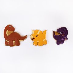Foremka/wykrojnik w kształcie dinozaura Triceratops DUŻY (projekt dla dzieci)
