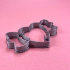 Srdce s křídly vykrajovátko/formička