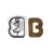 Litera B zaokrąglone krawędzie (7 cm) foremka/wykrojnik