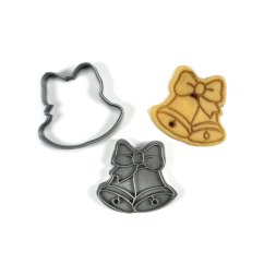 Dwuczęściowa foremka do ciastek Bells z pieczątką