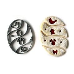 Maxi vajcia na linecké pečivo vykrajovačka/formička