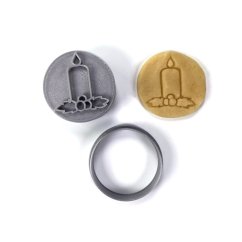 Svíce razítko s vykrajovátkem