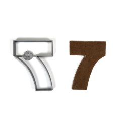 Číslo 7 (11cm) vykrajovátko/formička