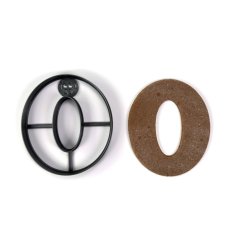 Wykrawarka/forma w kształcie litery O (10 cm)