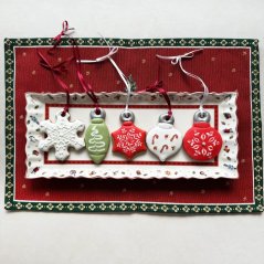 Baňka - vánoční ozdoba 5 ve tvaru hvězdy vykrajovátko/formička