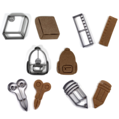 4+1 Akční set vykrajovátek/formiček Škola