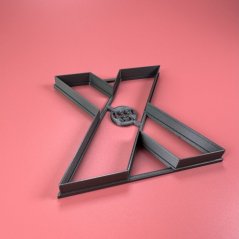 Wykrawarka/forma w kształcie litery X (10 cm)