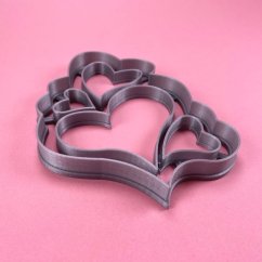 Čtyři srdce vykrajovátko/formička