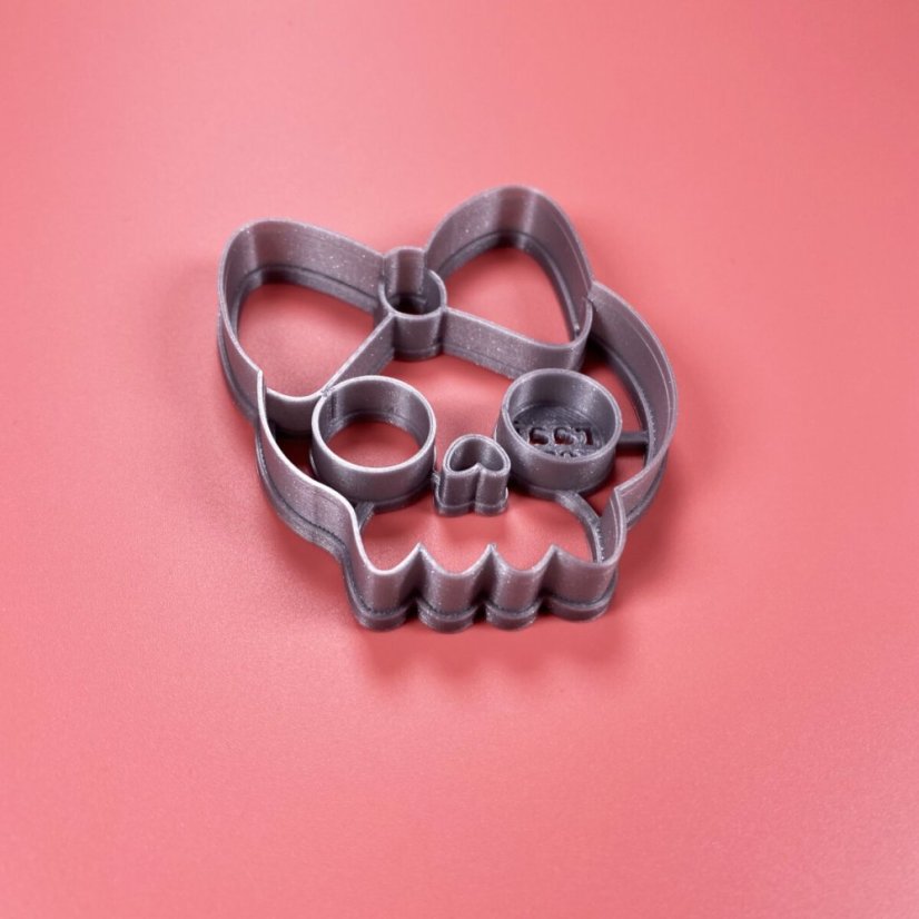 Lebka s mašlí vykrajovátko/formička