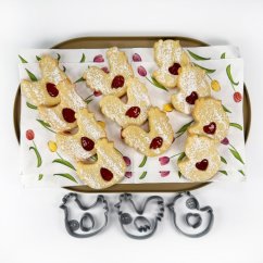 Veľkonočná sada sliepky, kohút, kuriatko vykrajovátka/formičky