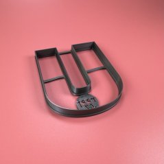 Wykrawarka/forma w kształcie litery U (10 cm)