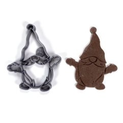 Vánoční skřítek s čepicí vykrajovátko/formička