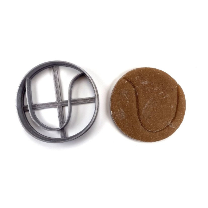 Piłka tenisowa 2 foremki/wykrojniki