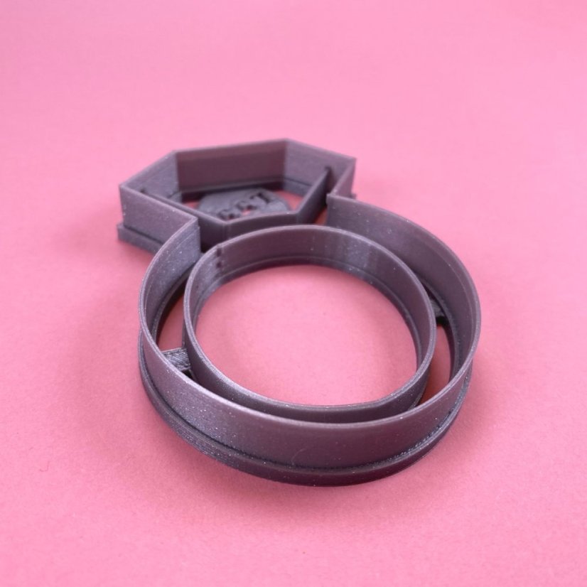 Zásnubný prsteň vykrajovačka/formička