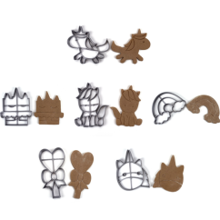 Zestaw promocyjny foremek/wykrojników 5+1 Jednorożce, Jednorożec