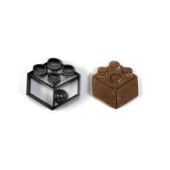 2x2 kocka zo stavebnice vykrajovačka/formička