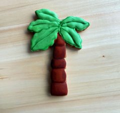 Foremka/wykrawaczka do ciastek w kształcie palmy