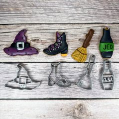 Láhev s jedem vykrajovátko/formička