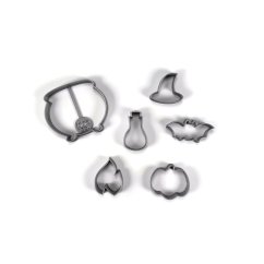 Sada Halloweenských vykrajovátek/formiček kotlík (6ks)