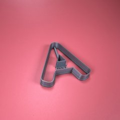 Písmeno A zaoblené hrany (7cm) vykrajovátko/formička