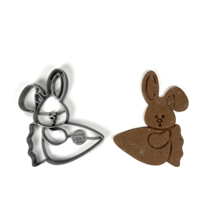 Królik z marchewką foremka/forma do ciastek