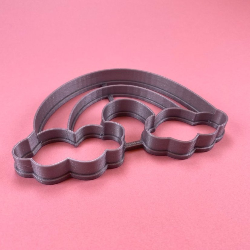 Foremka/wykrojnik w kształcie tęczy jednorożca