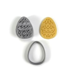 Znaczek wielkanocny zdobiony jajkami