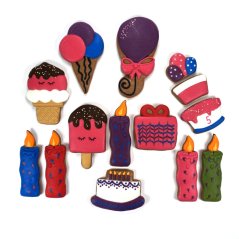 Zestaw foremek/wykrojników promocyjnych 4+1 Urodziny